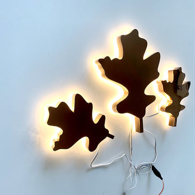 ローズの金ミラーのバックリットのステンレス鋼の手紙の反錆のバックリットの金属の印