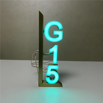 OEM ODMのホテルの部屋の番号記号は家のドアのナンバー プレート12Vを導いた