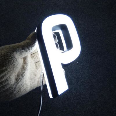 LEDのアクリルの手紙のステンレス鋼の文字を入れる表記AC110V-240Vをつける二重表面