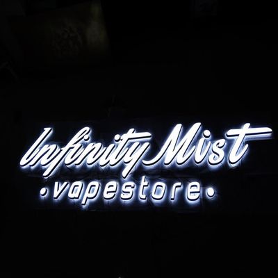 LEDのアクリルの手紙のステンレス鋼の文字を入れる表記AC110V-240Vをつける二重表面