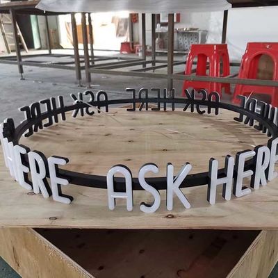 6500Kはレストランのホテルのための経路識別文字の印の前部Litを導いた