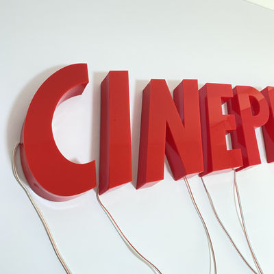 屋外の店によって照らされるLEDのアクリルの手紙の印12V DC