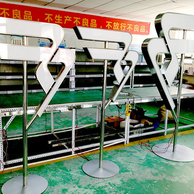 SMD5050はアクリル3D手紙の印の働き支えがない50000時間の導いた