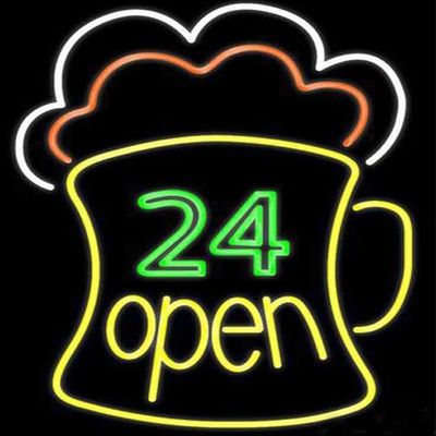 3dは手紙の店のためのネオン壁ライト60cmネオン ビール印を導いた