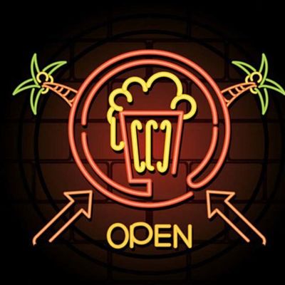 3dは手紙の店のためのネオン壁ライト60cmネオン ビール印を導いた