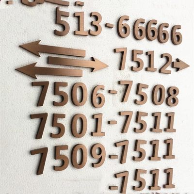 鋼鉄家型の金属の手紙および番号記号反酸UL