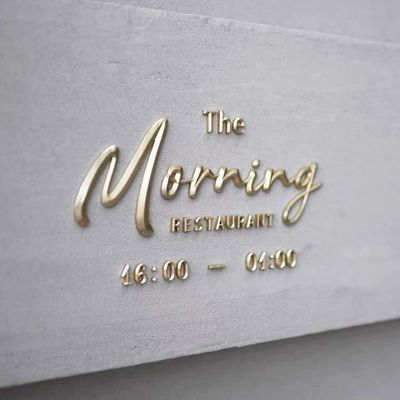 Large Company会社名の壁の印を広告して防水IP67に乗りなさい