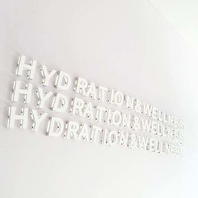 印の屋内装飾のためのビジネス ロゴの明確なプラスチック手紙