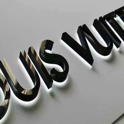 金属の逆のLitの経路識別文字は手紙OEM ODMの上の巨人ライトに署名する