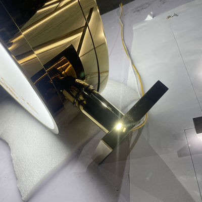 円形の明るいアクリルのLightboxの表記の店は反錆の反腐敗性を使用する