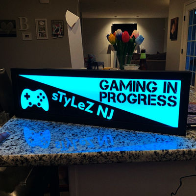 セリウムROHSの壁の台紙のライト ボックスの表記はビール棒ShopfrontのSignboardを導いた