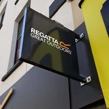 HIGHSPANの円形の屋外のライト ボックスの印の通りビジネスLightboxのSignboard