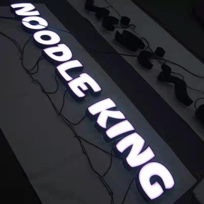 Shopfront照らされたRestaurant Sign Board Companyのロゴ防水IP67