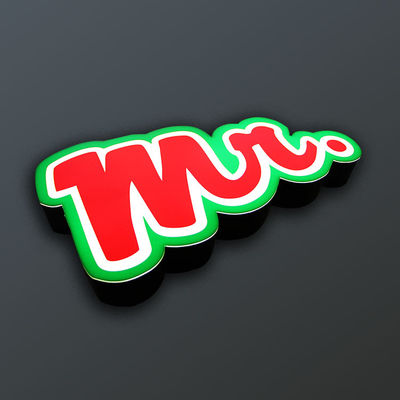 Shopfront照らされたRestaurant Sign Board Companyのロゴ防水IP67