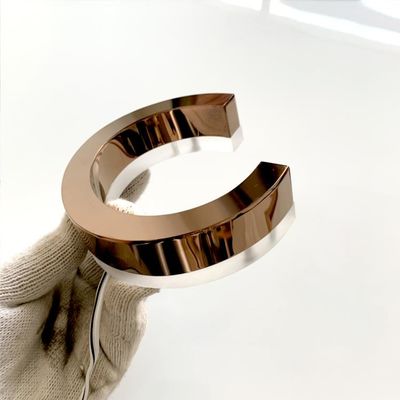 3d手紙の印のアクリルの文字を入れる表記304#のステンレス鋼3cmの上の屋外ライト