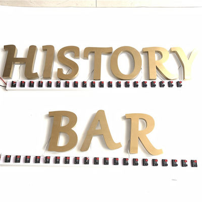 HIGHSPANのレストランの印板ステンレス鋼のバックリットのセリウムROHS