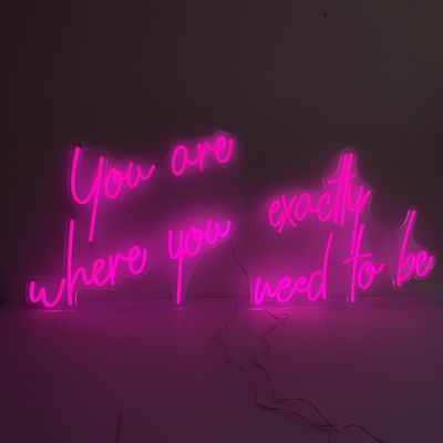 HIGHSPANは3dアクリル板が付いているネオン経路識別文字を個人化した