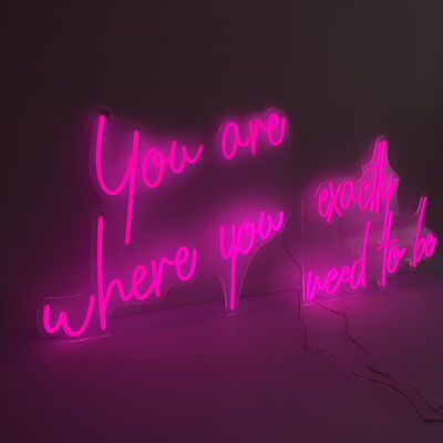 HIGHSPANは3dアクリル板が付いているネオン経路識別文字を個人化した