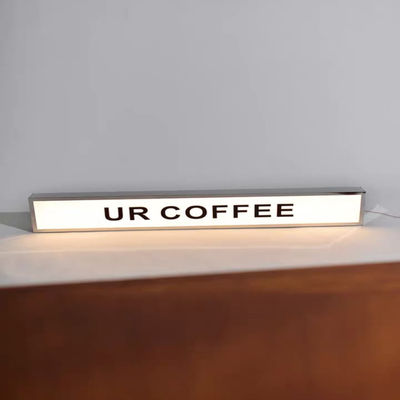 ステンレス鋼の単一の側光箱の表記3DのSignboardの屋外広告