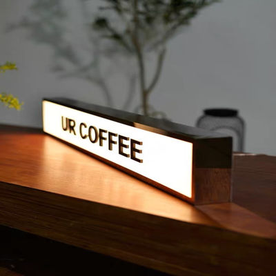 ステンレス鋼の単一の側光箱の表記3DのSignboardの屋外広告