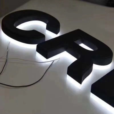 白いつく金属のShopfrontの表記の経路識別文字の印によってバックライトを当てられるセリウムROHS