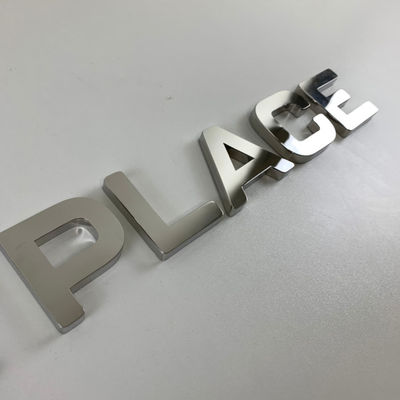 Customziedの店先銀製ミラー3Dの手紙印によってバックライトを当てられるFrontLit