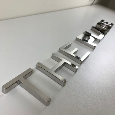 Customziedの店先銀製ミラー3Dの手紙印によってバックライトを当てられるFrontLit