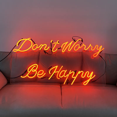 屋外の注文のネオン サインのアルファベットは12VDC赤い照明に文字を入れる