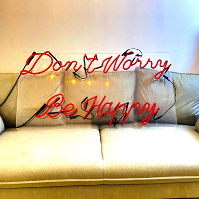 屋外の注文のネオン サインのアルファベットは12VDC赤い照明に文字を入れる