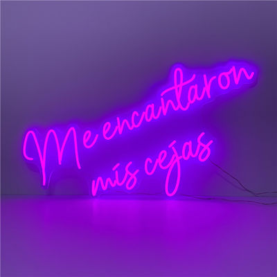 照らされる紫色の適用範囲が広いLEDのネオン サインの壁に取り付けられた51200時間