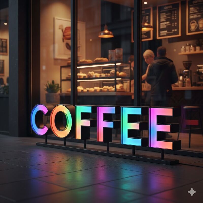 000時間 寿命 LED チャンネル 文字標識 タイプ チャンネル 文字標識 小売広告やシグネージソリューションに最適